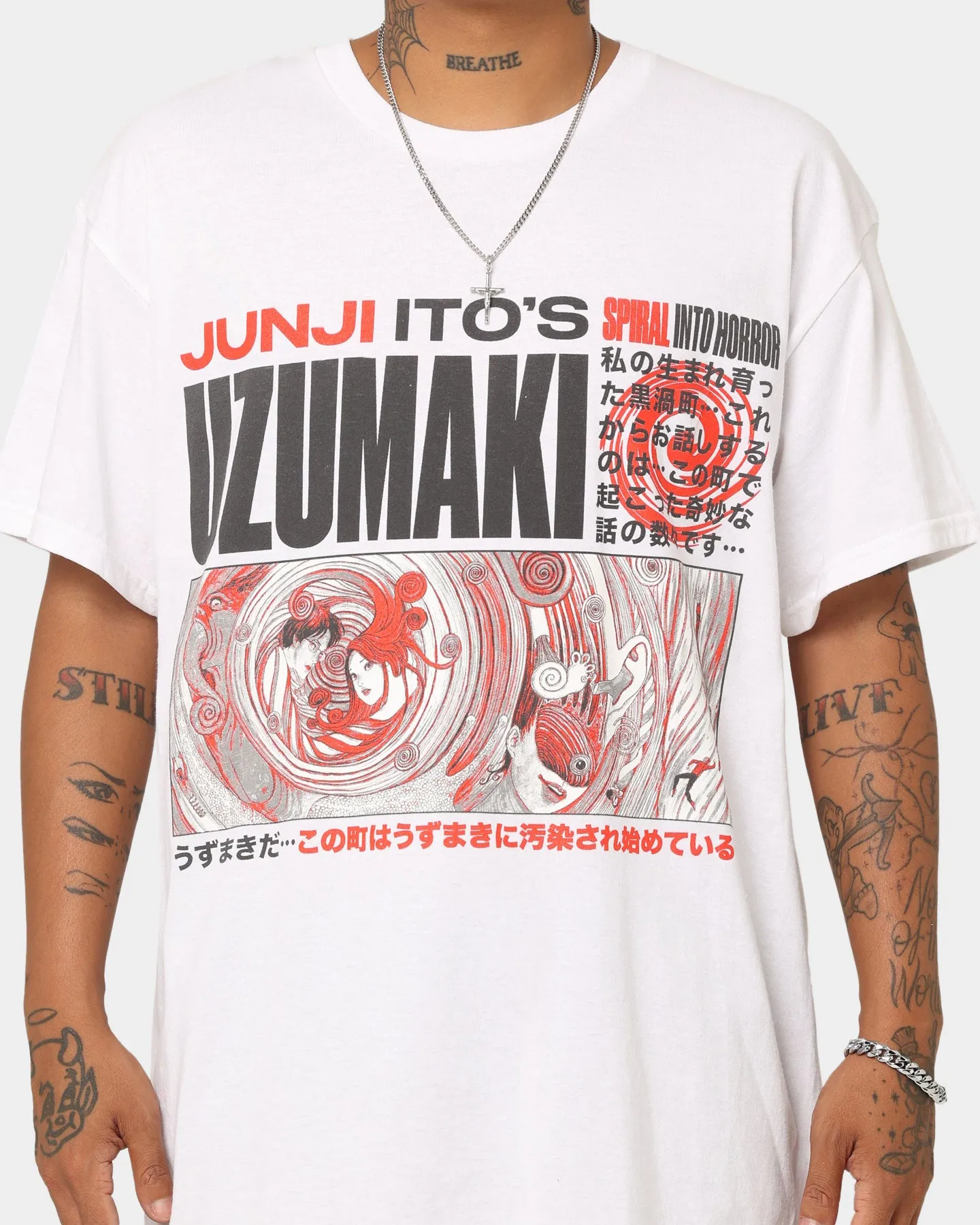 Goat Crew Uzumaki T-Shirt White