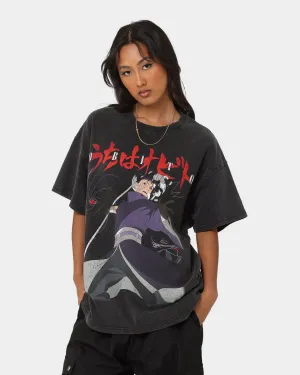 Goat Crew X Naruto Obito Heavyweight Vintage T-Shirt Vintage Black