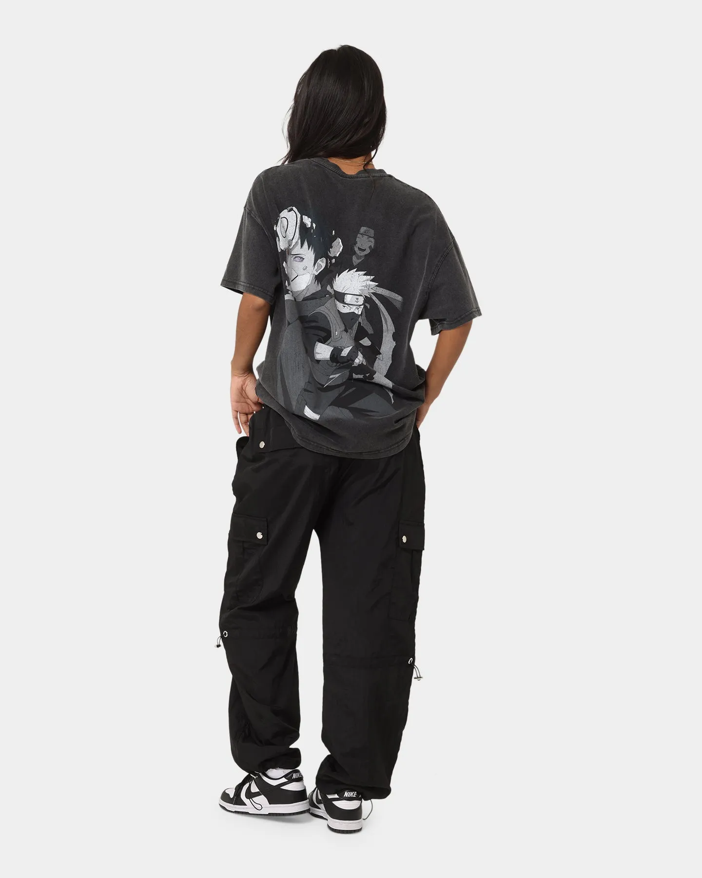 Goat Crew X Naruto Obito Heavyweight Vintage T-Shirt Vintage Black