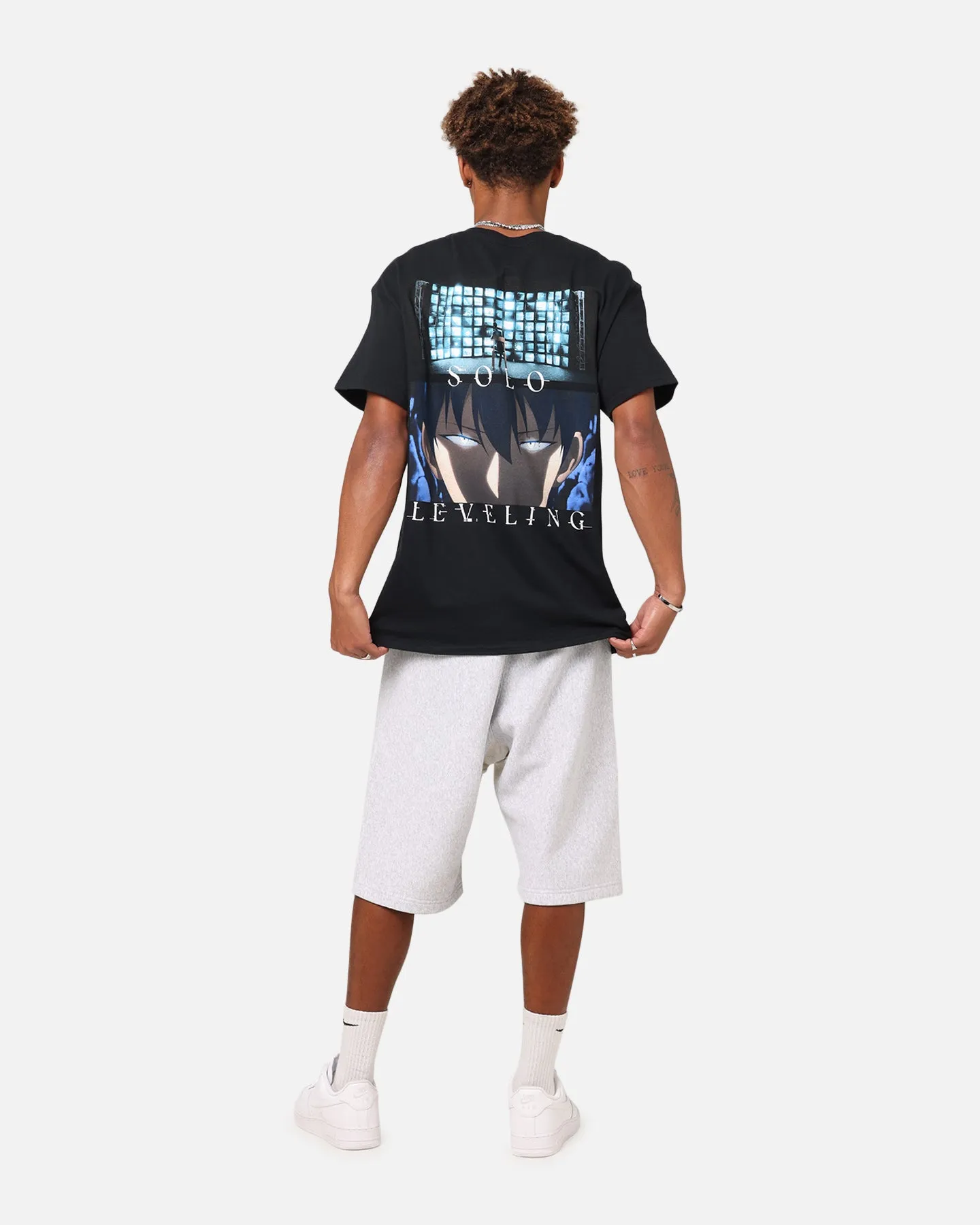 Goat Crew X Solo Leveling Jin Woo T-Shirt Black