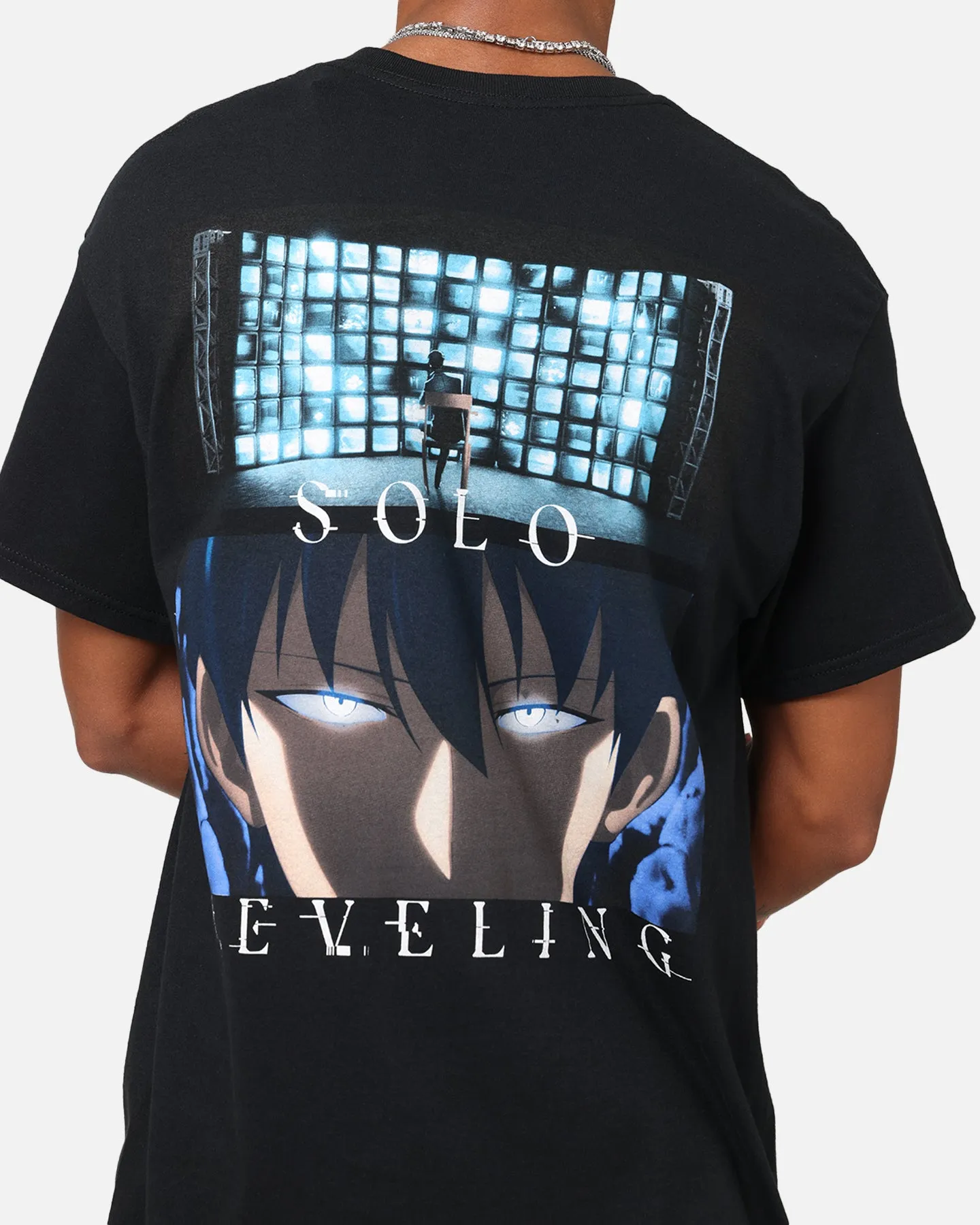 Goat Crew X Solo Leveling Jin Woo T-Shirt Black