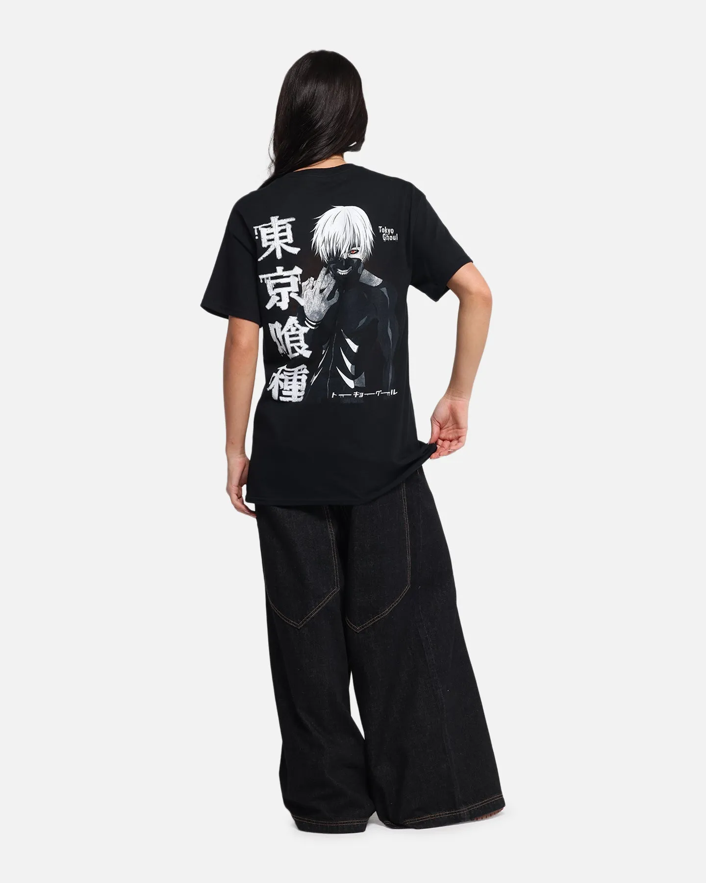 Goat Crew X Tokyo Ghoul Kaneki T-Shirt Black