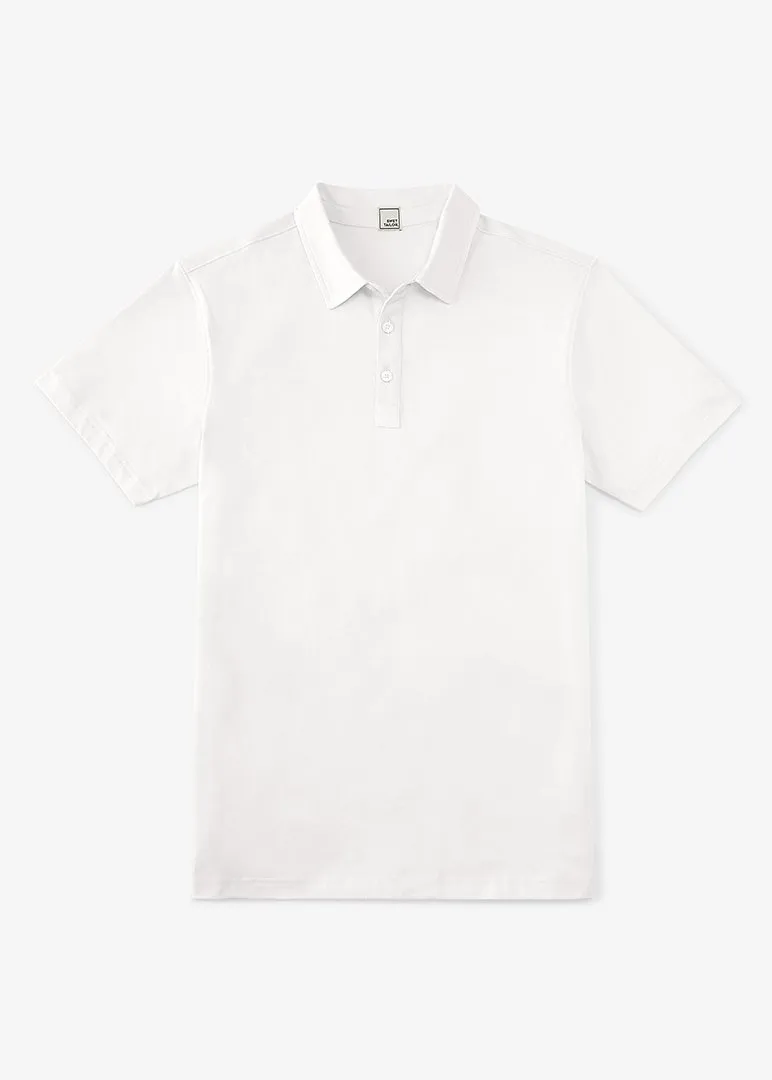 High & Mighty All-In Polo | White