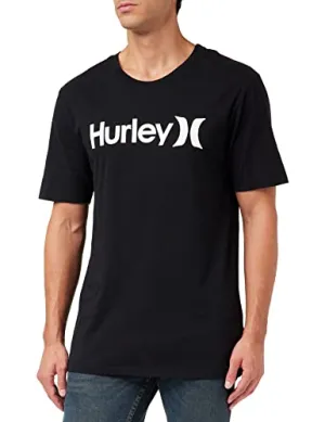 Hurley Herren Evd WSH OAO Solid Ss T-Shirt. Schwarz Kombi. S