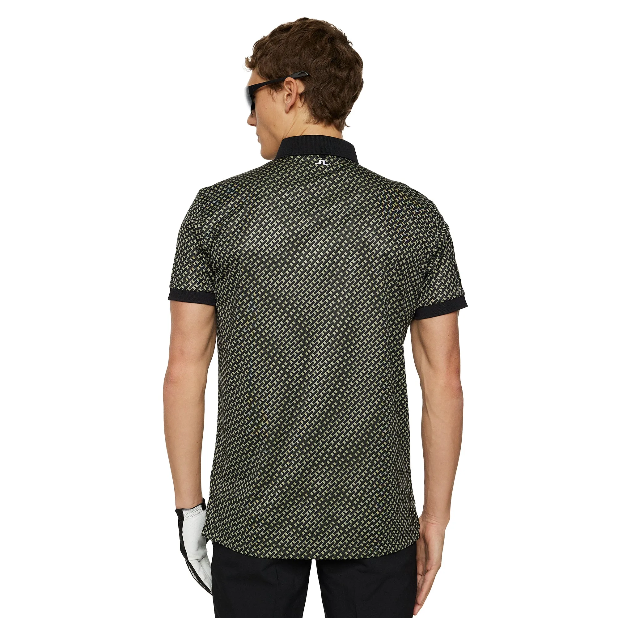 J.Lindeberg Golf Tour Tech Print Polo Shirt SS25