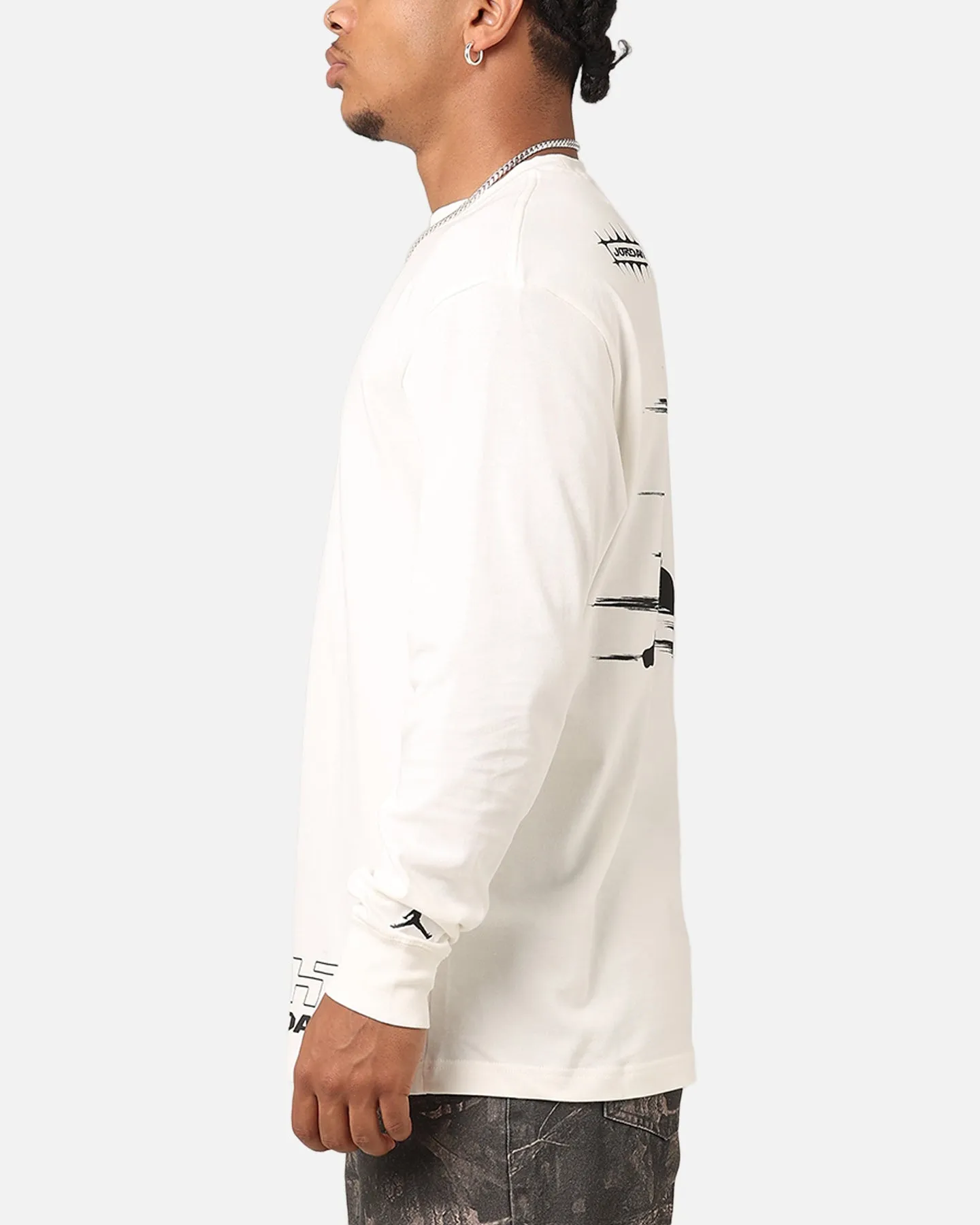 Jordan Jumpman MVP 85 Long Sleeve Crewneck T-Shirt Sail/Black