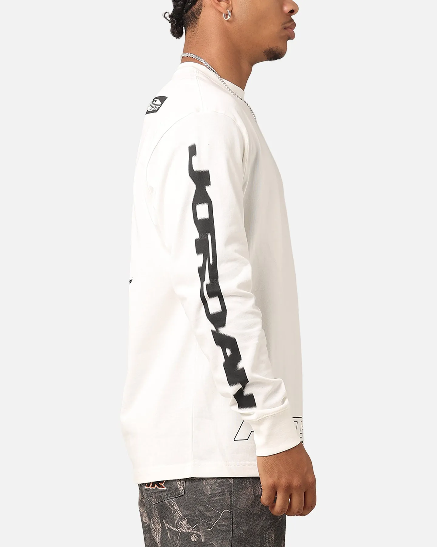 Jordan Jumpman MVP 85 Long Sleeve Crewneck T-Shirt Sail/Black