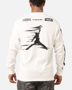 Jordan Jumpman MVP 85 Long Sleeve Crewneck T-Shirt Sail/Black