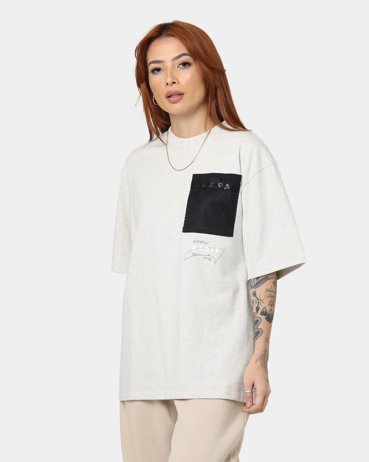 Jordan X Paris Saint-Germain Pocket T-Shirt Black/Dark Heather Grey