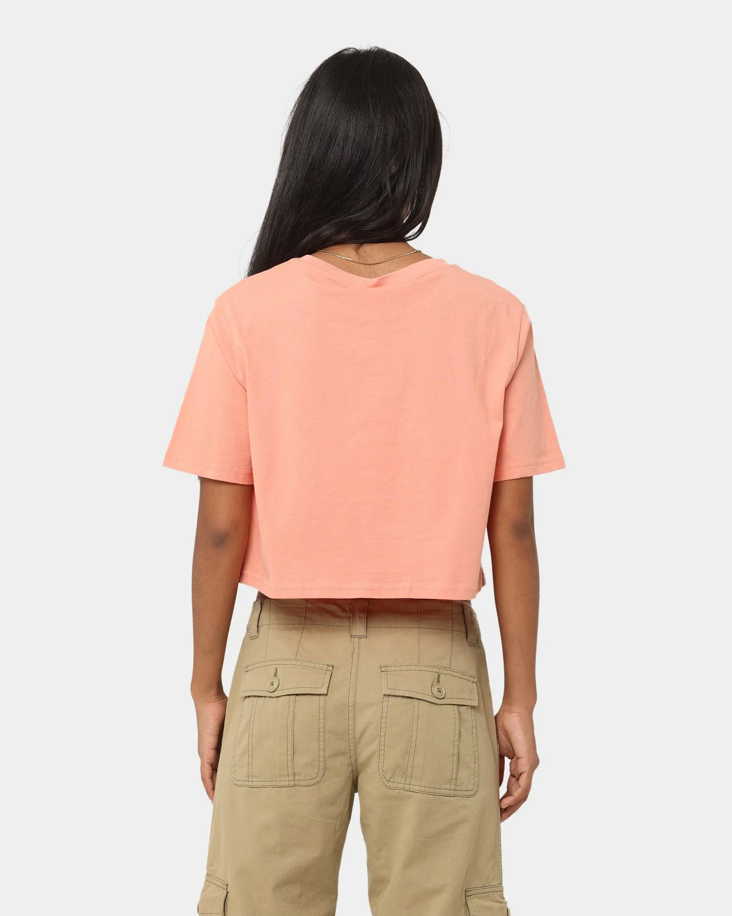Kappa Women's Authentic Elegraphy T-Shirt Pink Coral