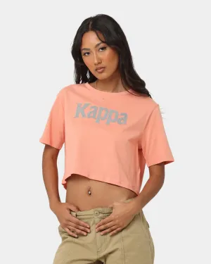Kappa Women's Authentic Elegraphy T-Shirt Pink Coral