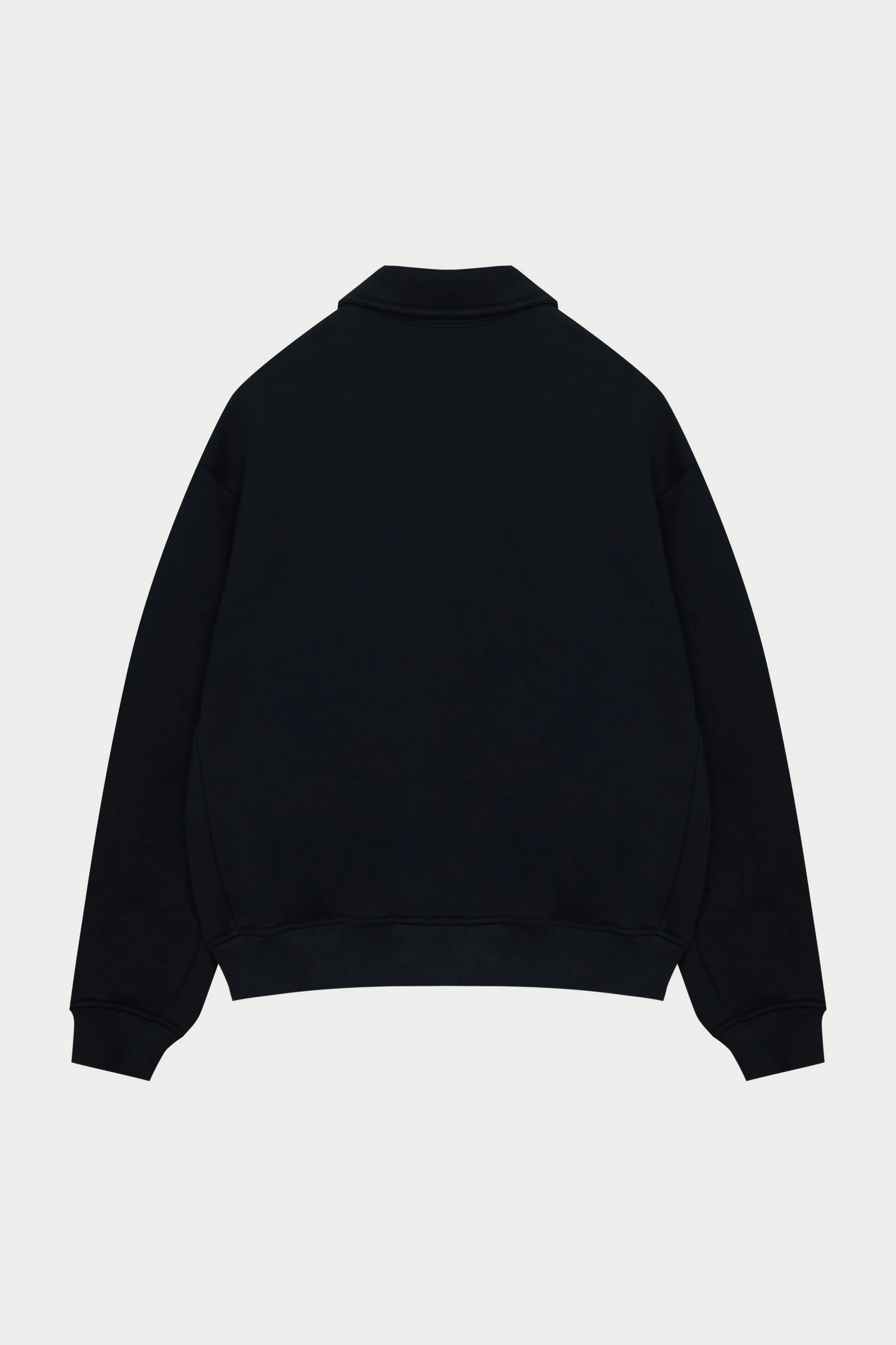 LAUNDERED CLASSICS POLO SWEATSHIRT - WASHED BLACK