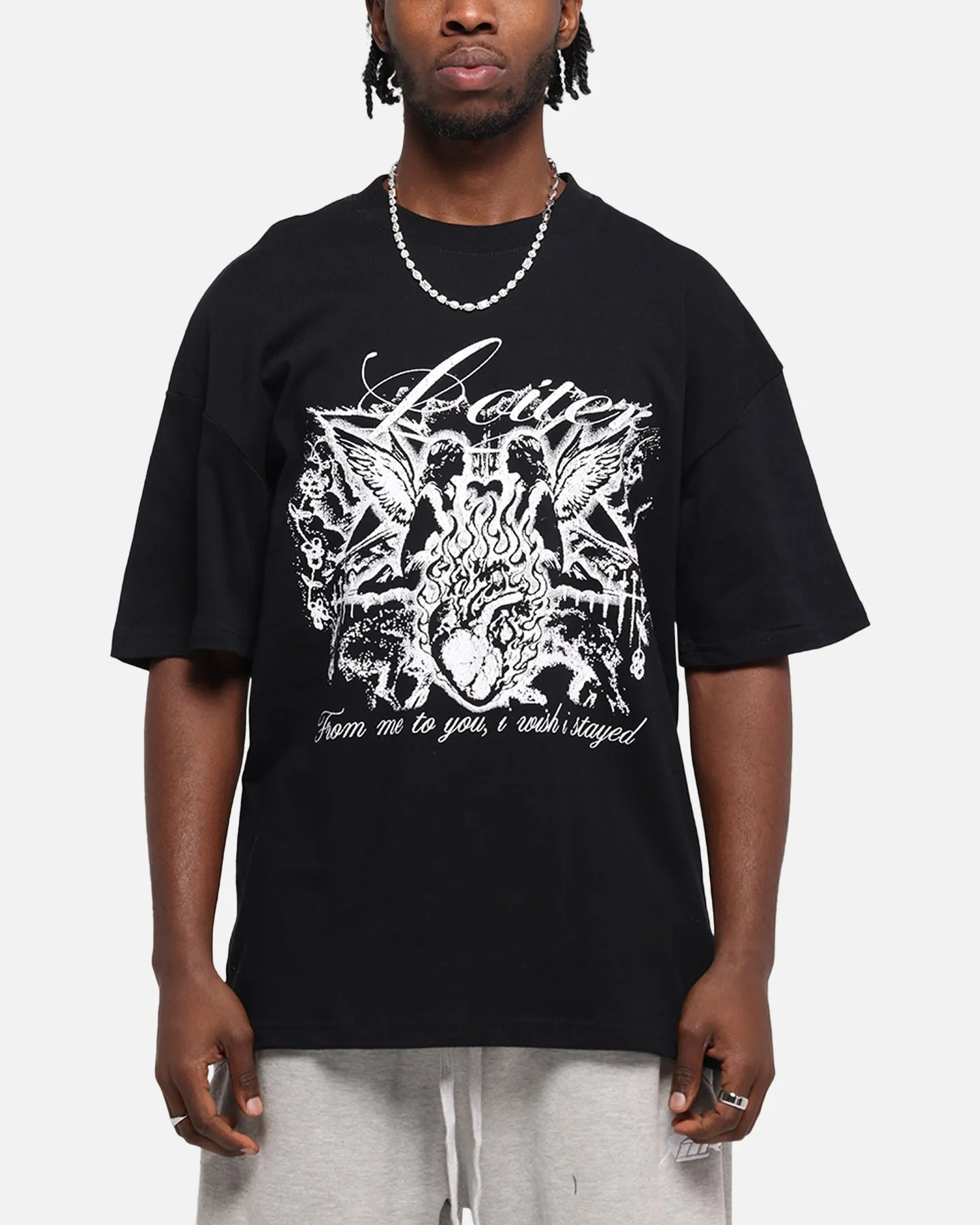 Loiter Earth Angel T-Shirt Black