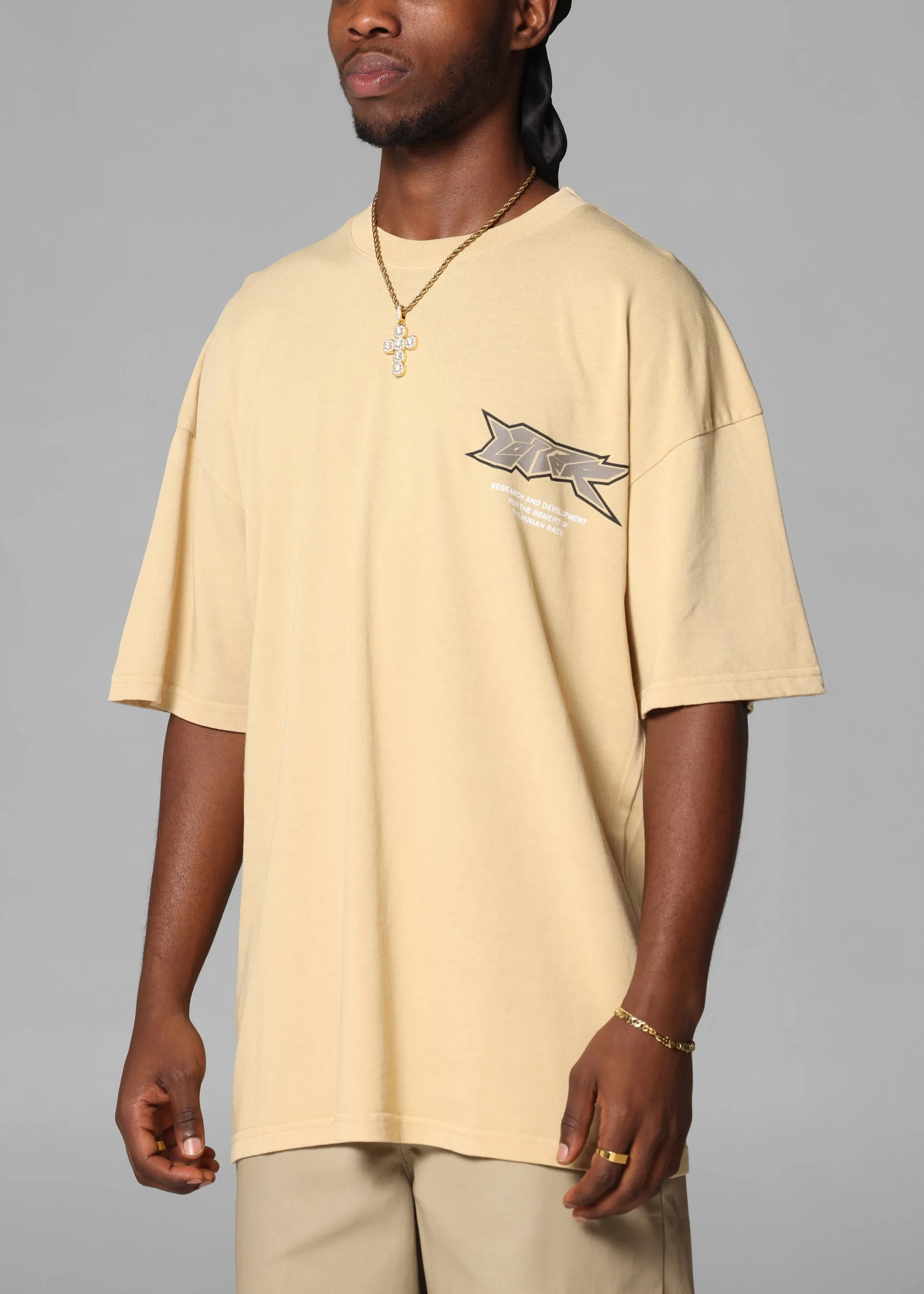 Loiter Runway T-Shirt Stone