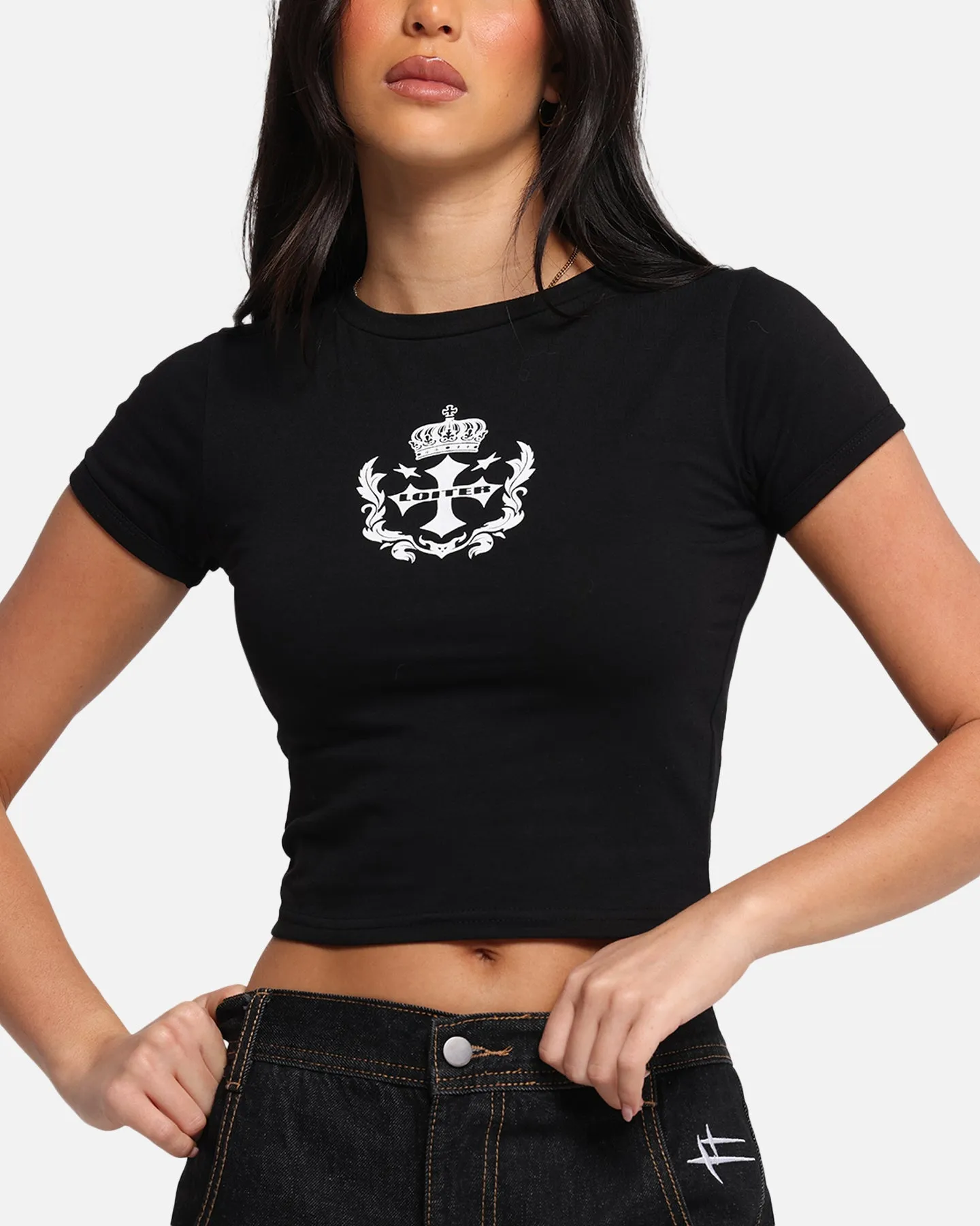 Loiter Women's Purity Baby T-Shirt Black