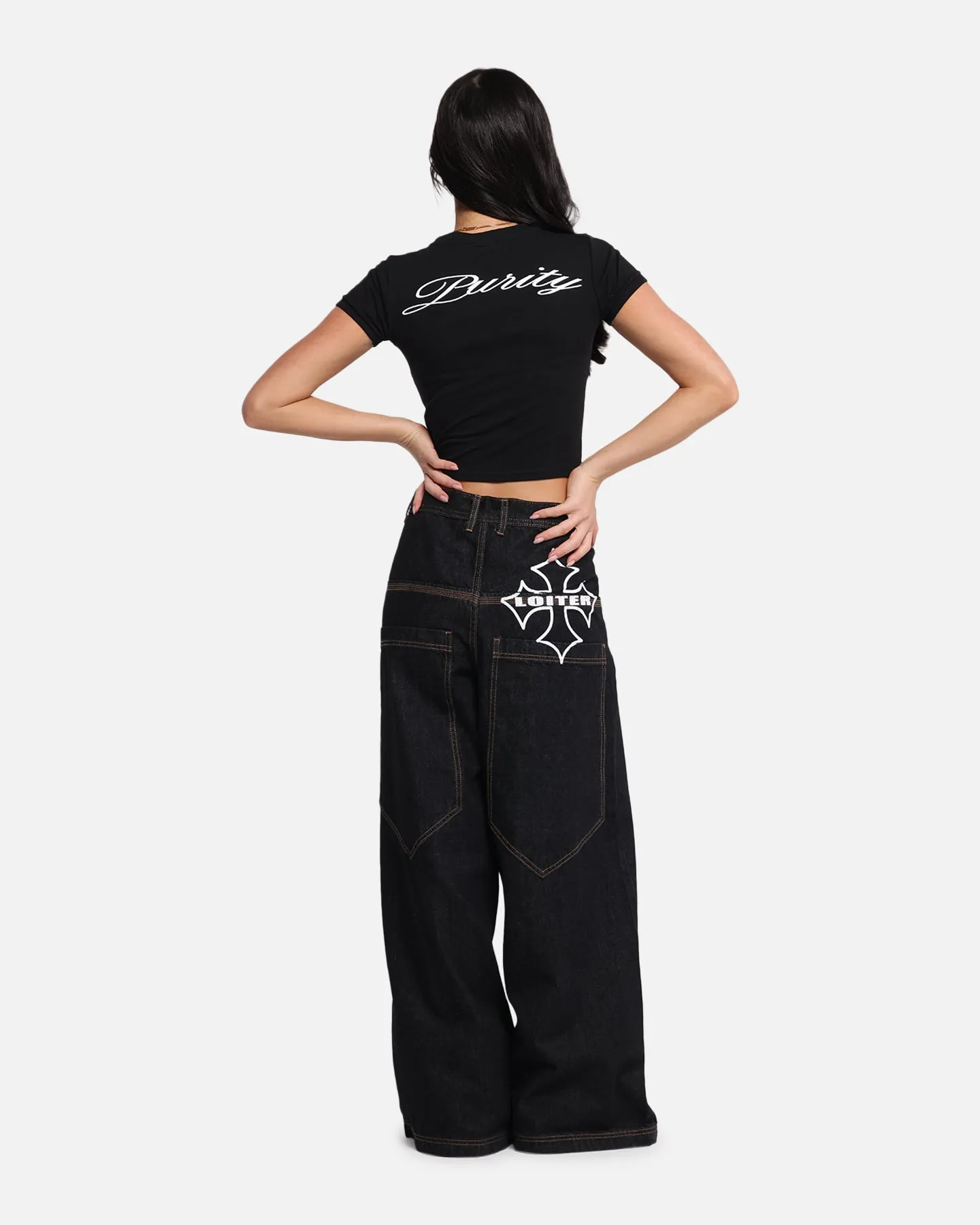 Loiter Women's Purity Baby T-Shirt Black