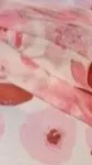 Maeva Crop Top - Pink / White Print