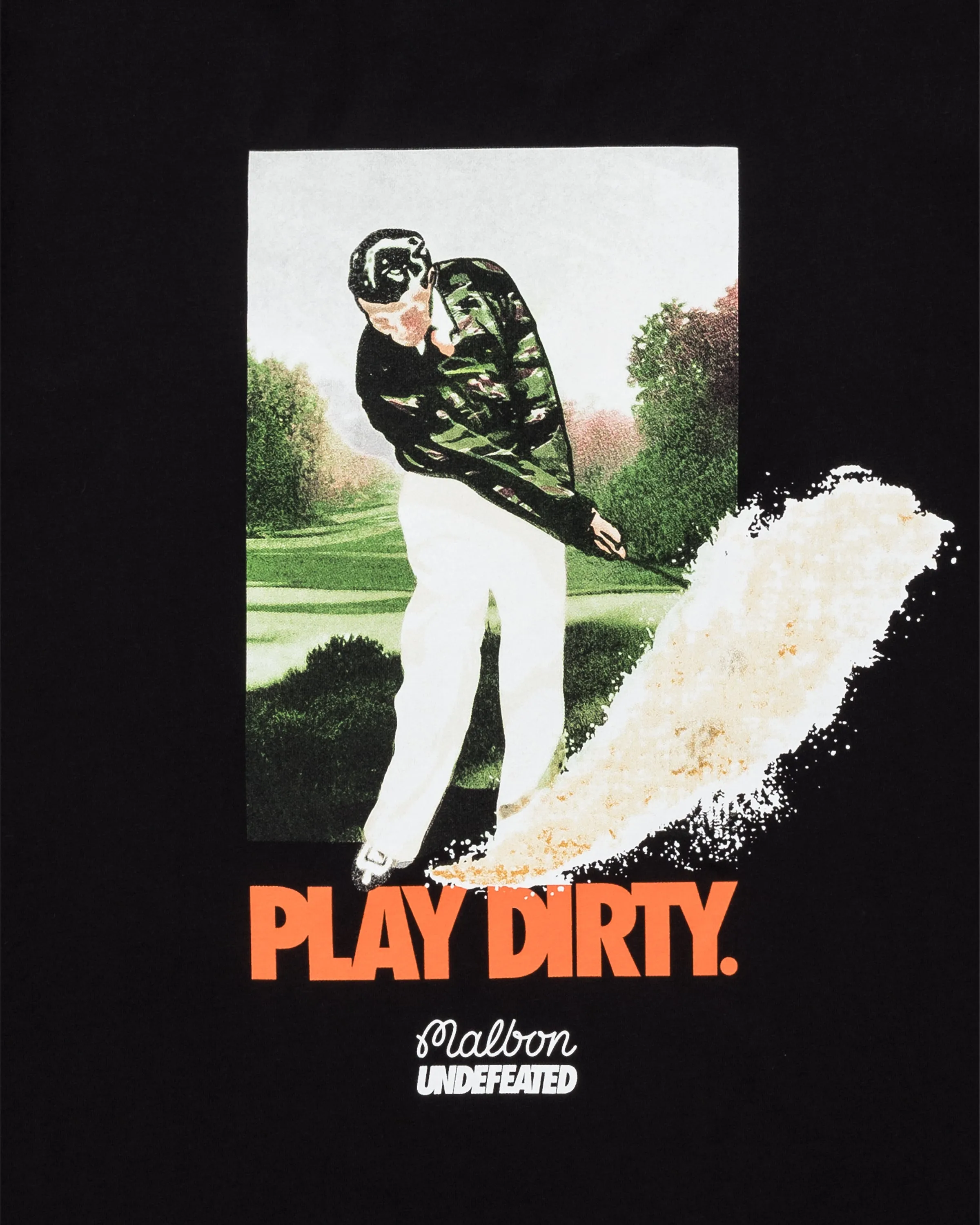 MALBON X UNDEFEATED PLAY DIRTY T-SHIRT