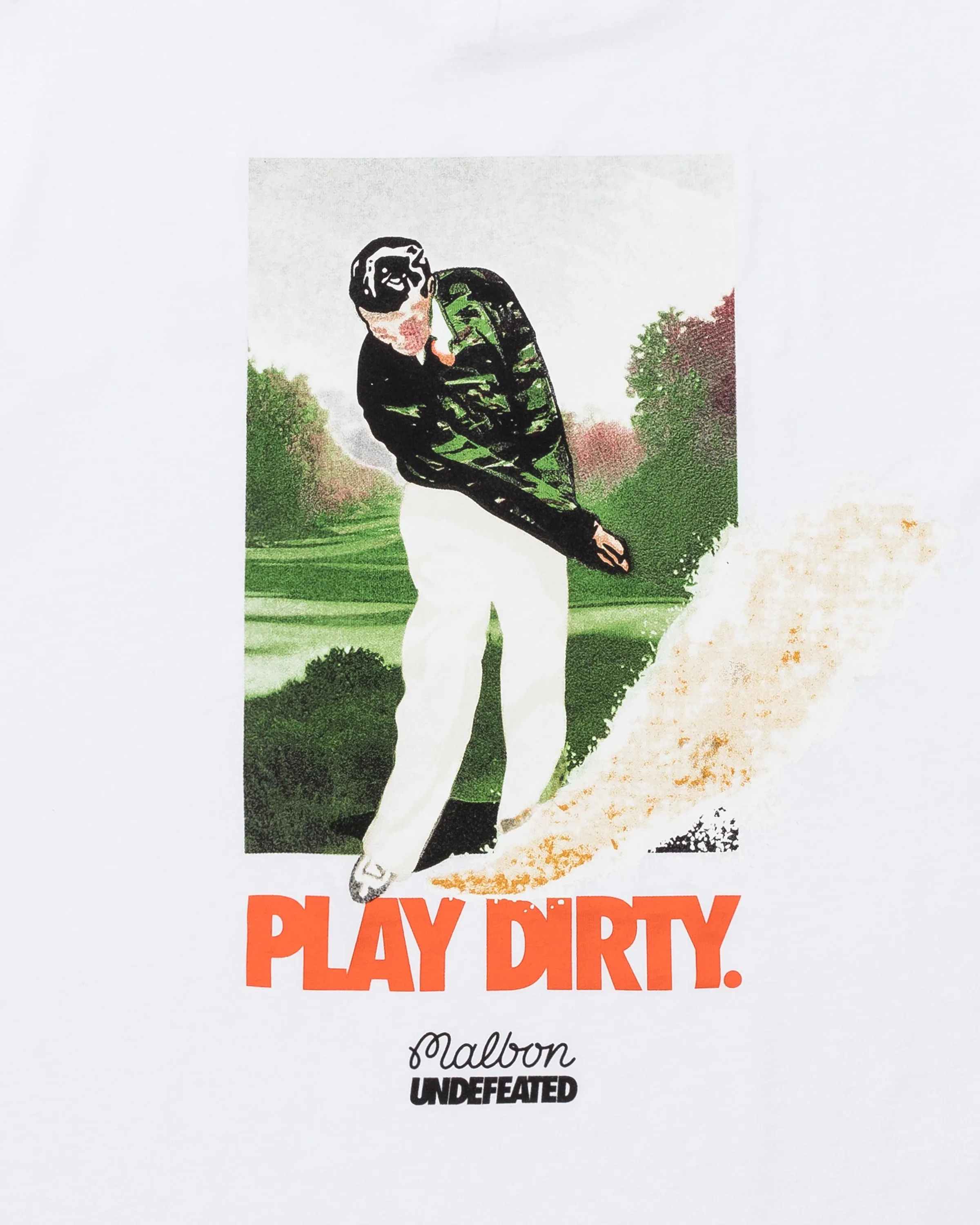 MALBON X UNDEFEATED PLAY DIRTY T-SHIRT