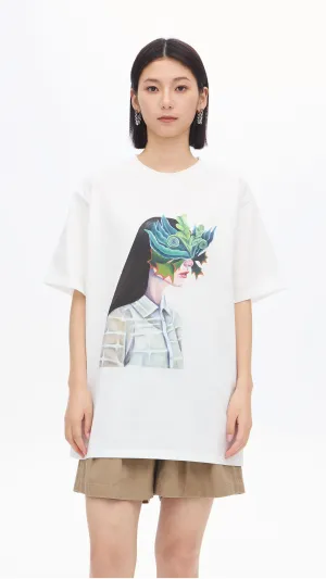 Mariko Enomoto Printed Loose-Fit Tee