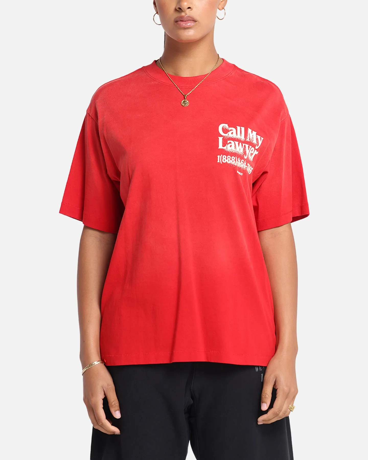 Market Call My Lawyer 3D T-Shirt Red
