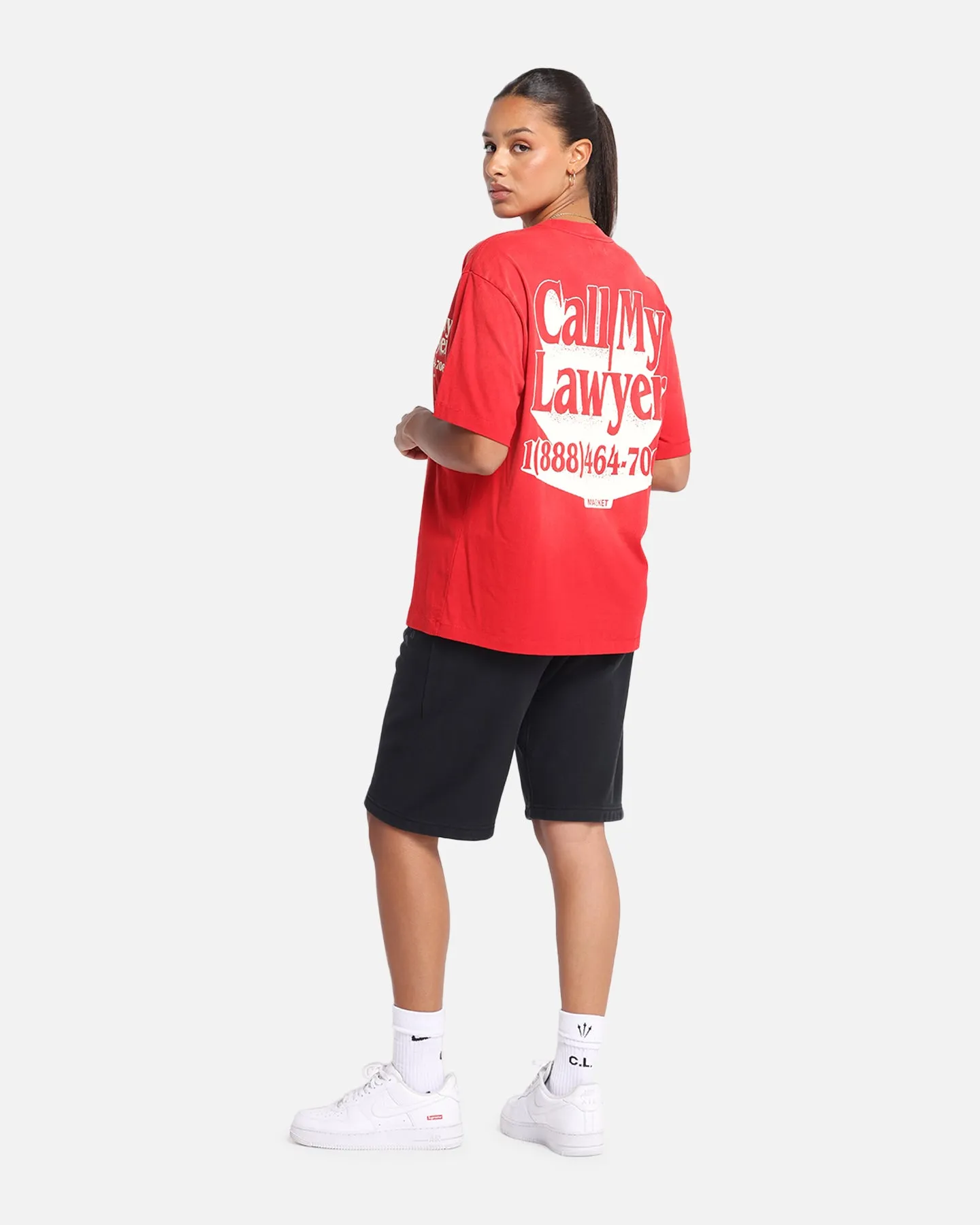 Market Call My Lawyer 3D T-Shirt Red
