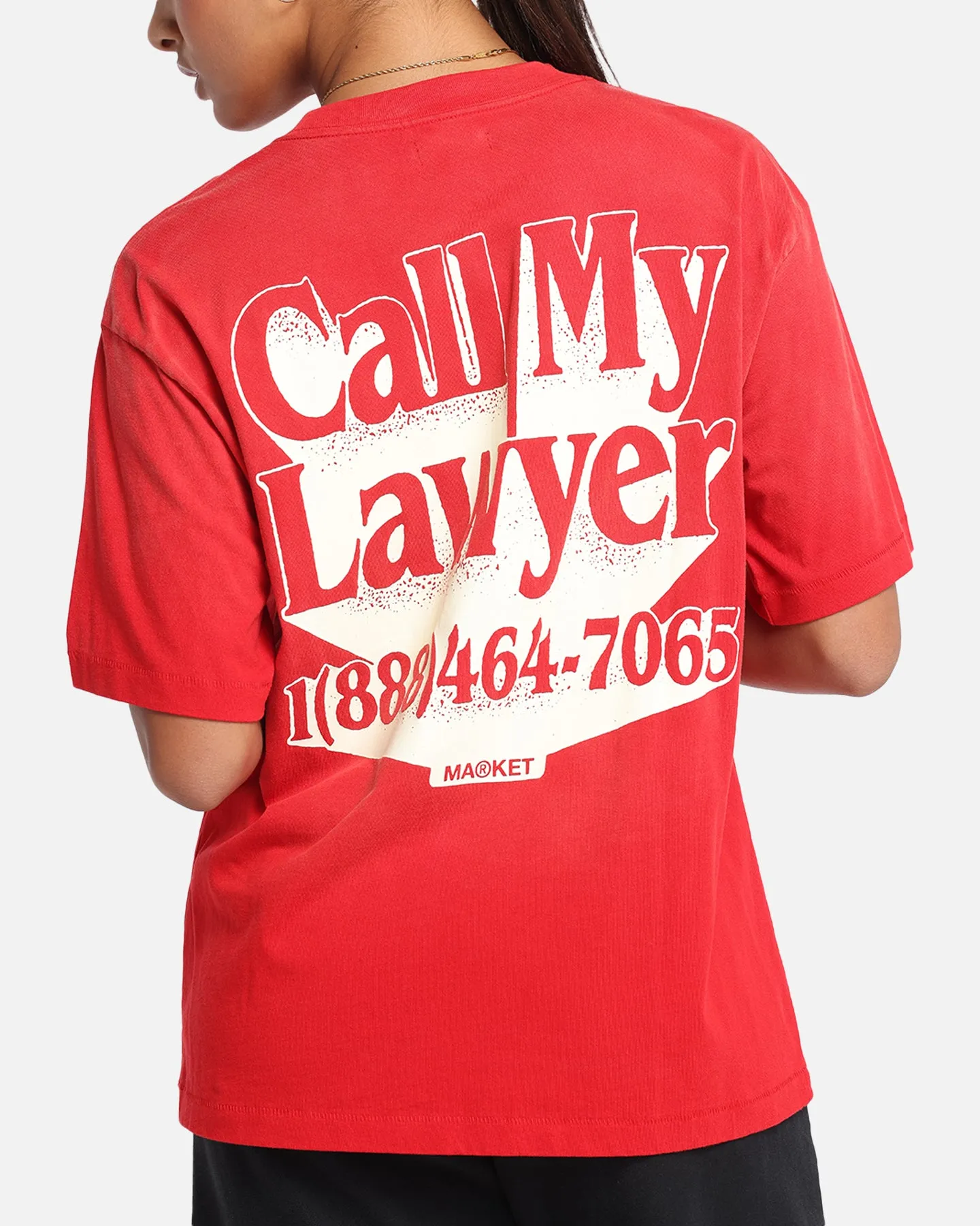 Market Call My Lawyer 3D T-Shirt Red