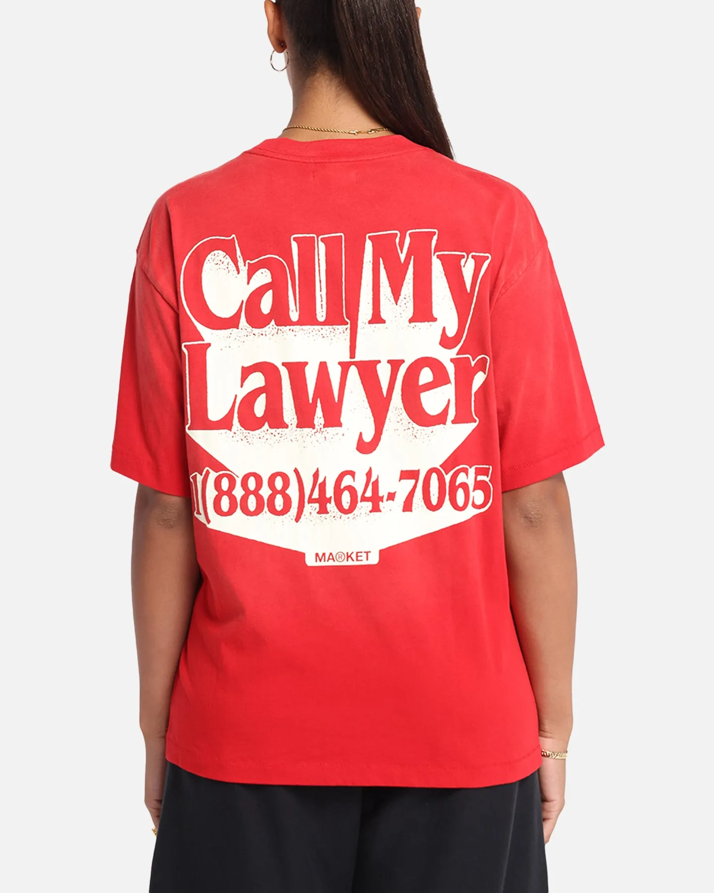 Market Call My Lawyer 3D T-Shirt Red