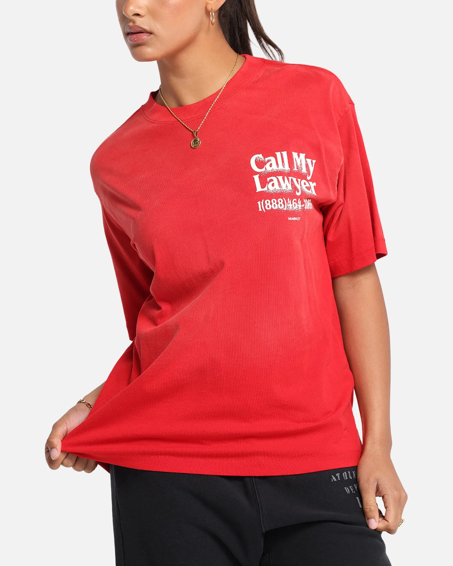 Market Call My Lawyer 3D T-Shirt Red