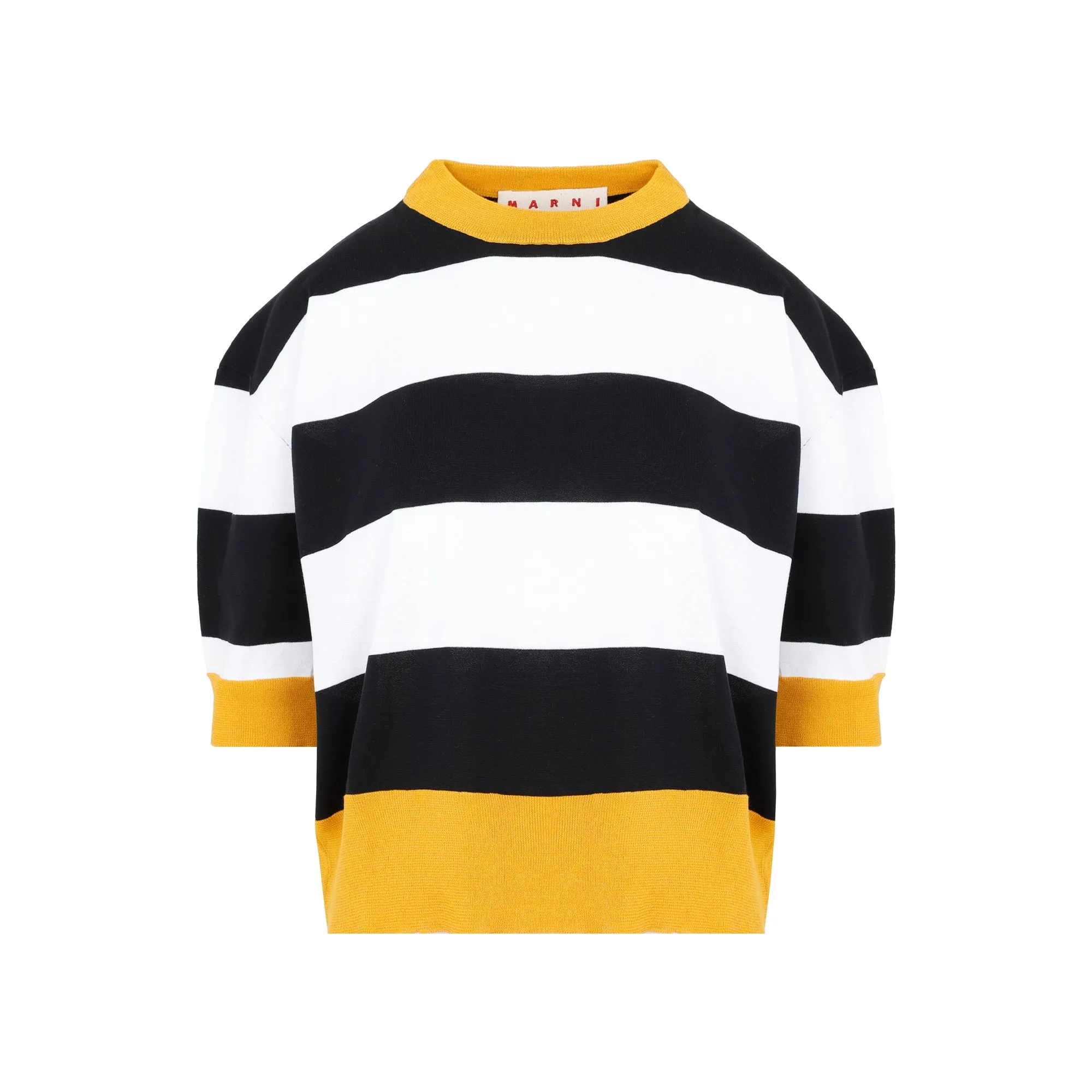 Marni Striped Crewneck Knitted Sweater