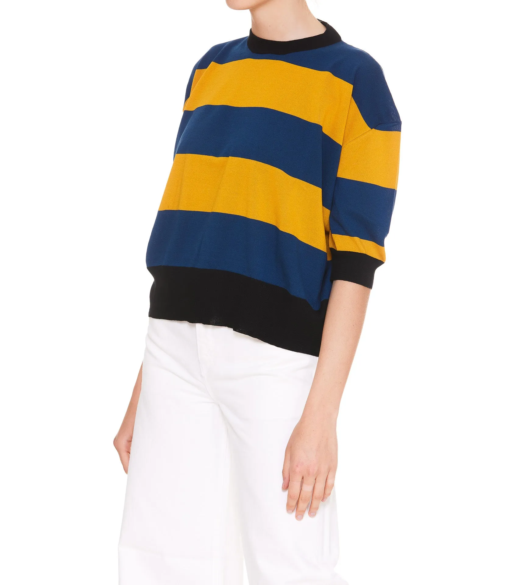 Marni Striped Crewneck Knitted Sweater