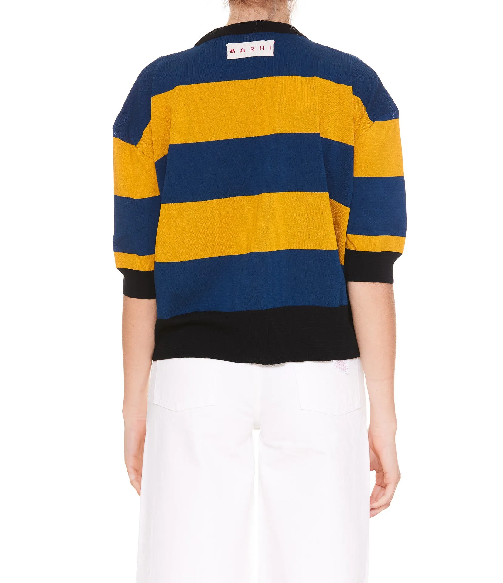 Marni Striped Crewneck Knitted Sweater
