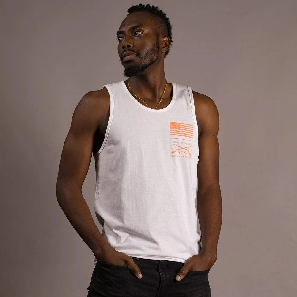Men's Tropical Death Tank - White