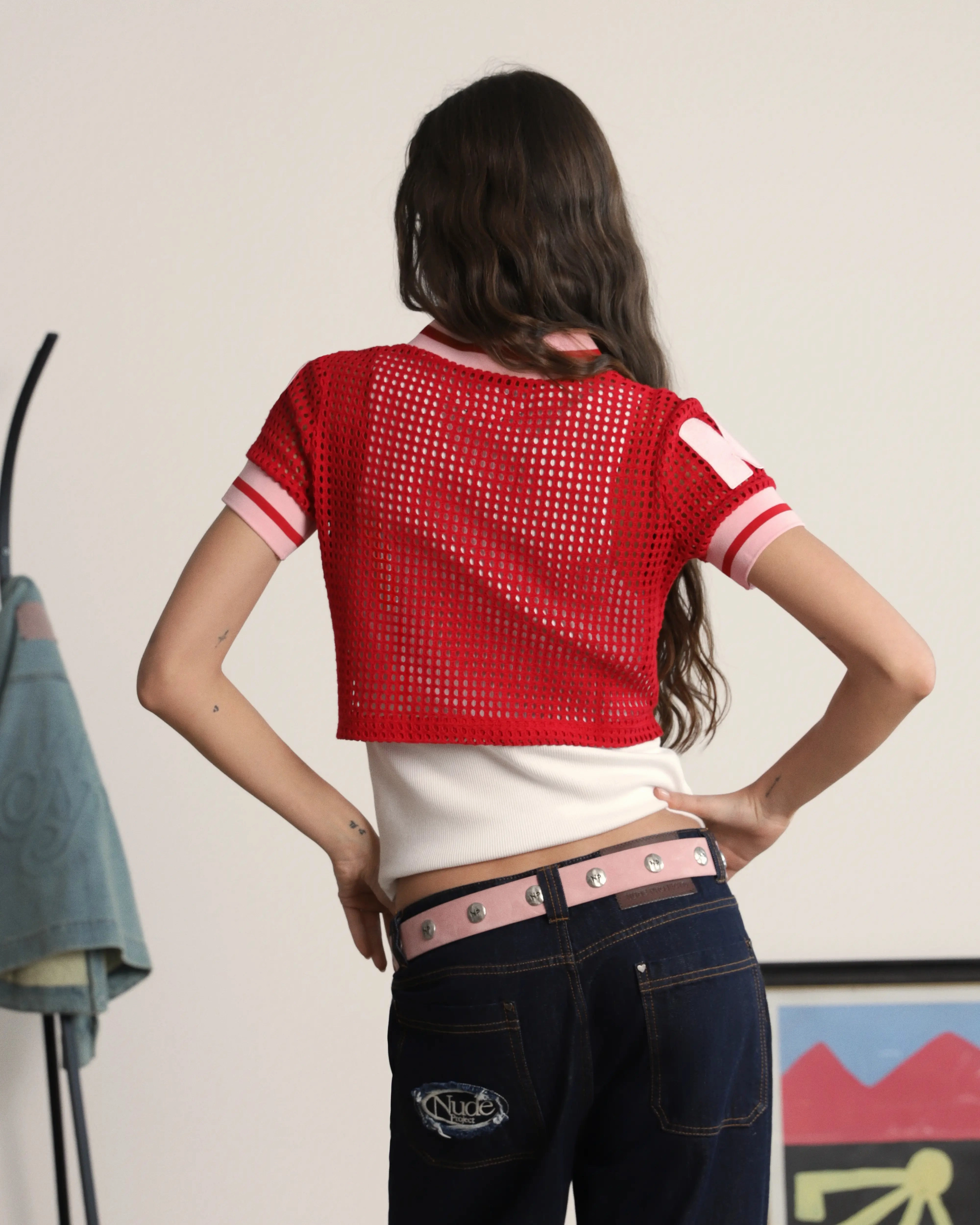 Mesh Top Red