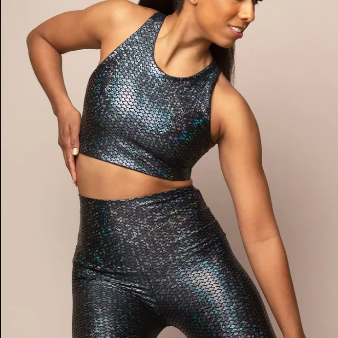 Midnight Mermaid Crop Top