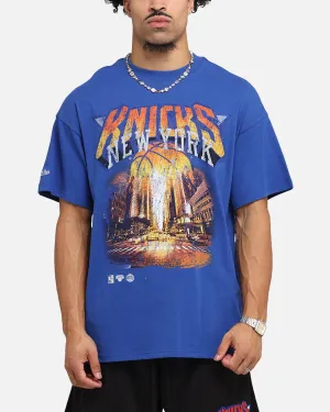 Mitchell & Ness New York Knicks The Garden T-Shirt Blue