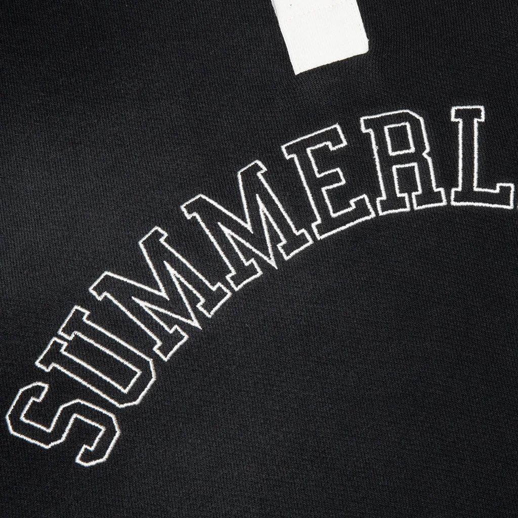 N L/S Polo - Black