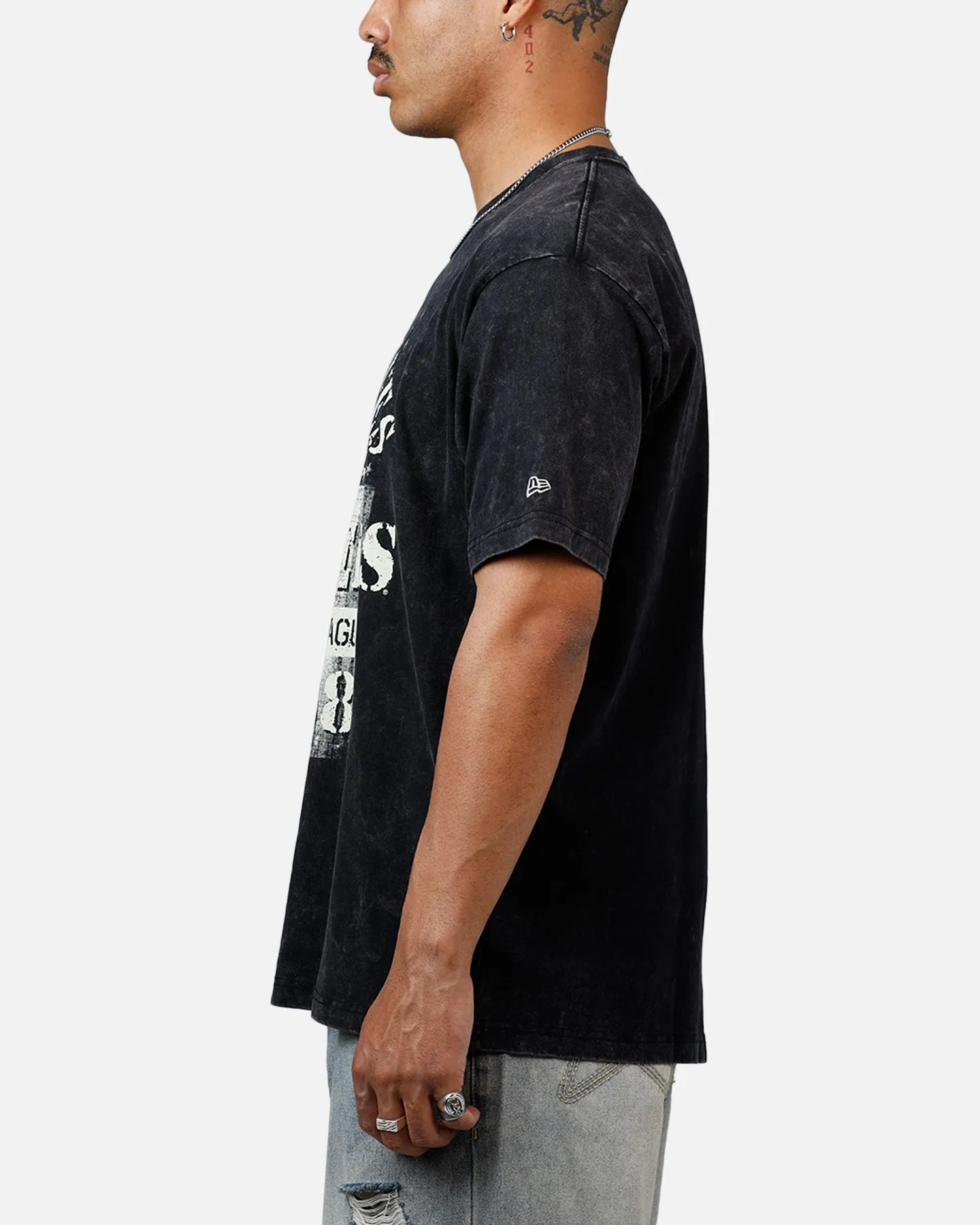 New Era Los Angeles Dodgers Armed Forces T-Shirt Washed Black