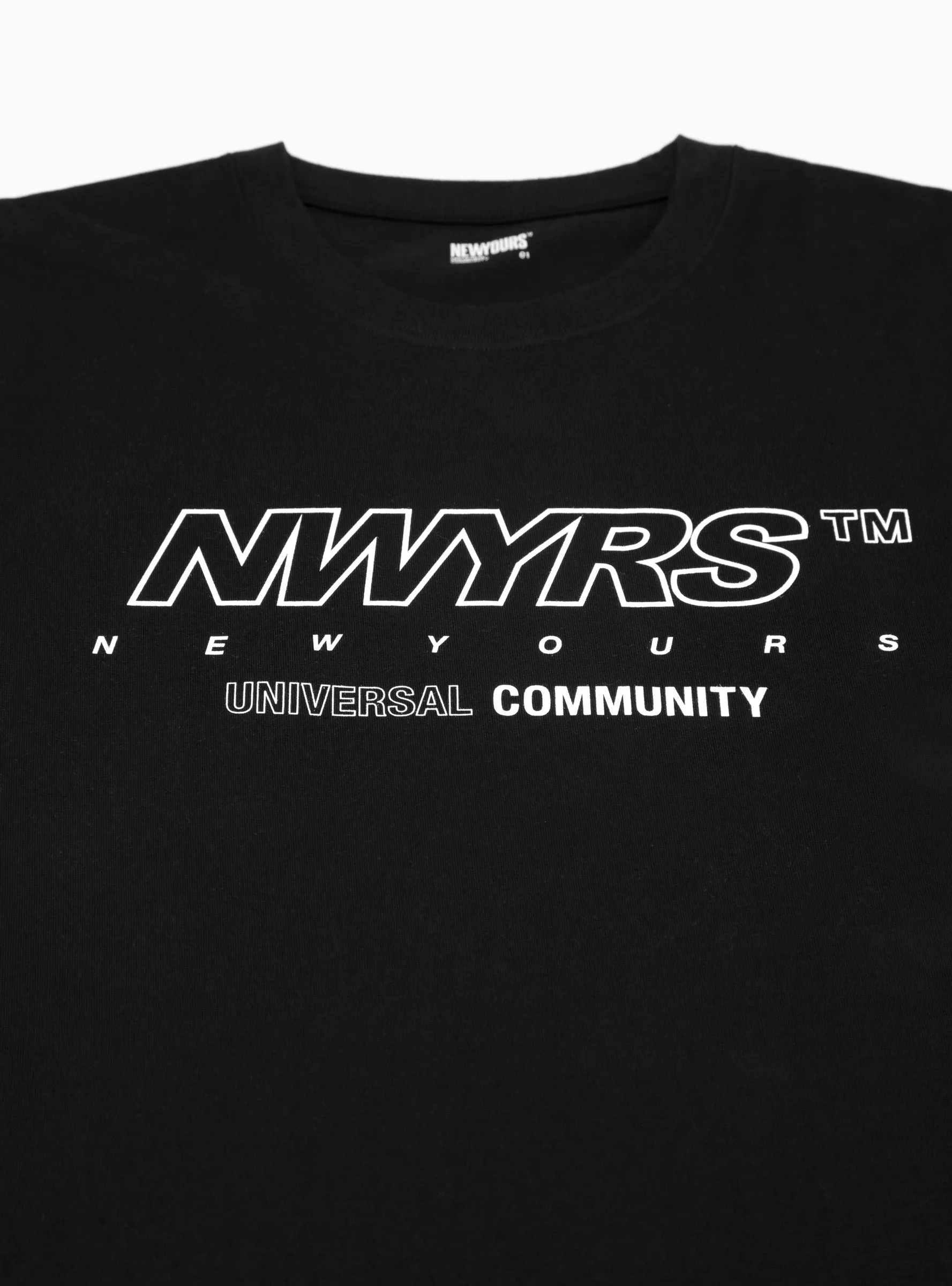 NEWYOURS TM T-shirt Black