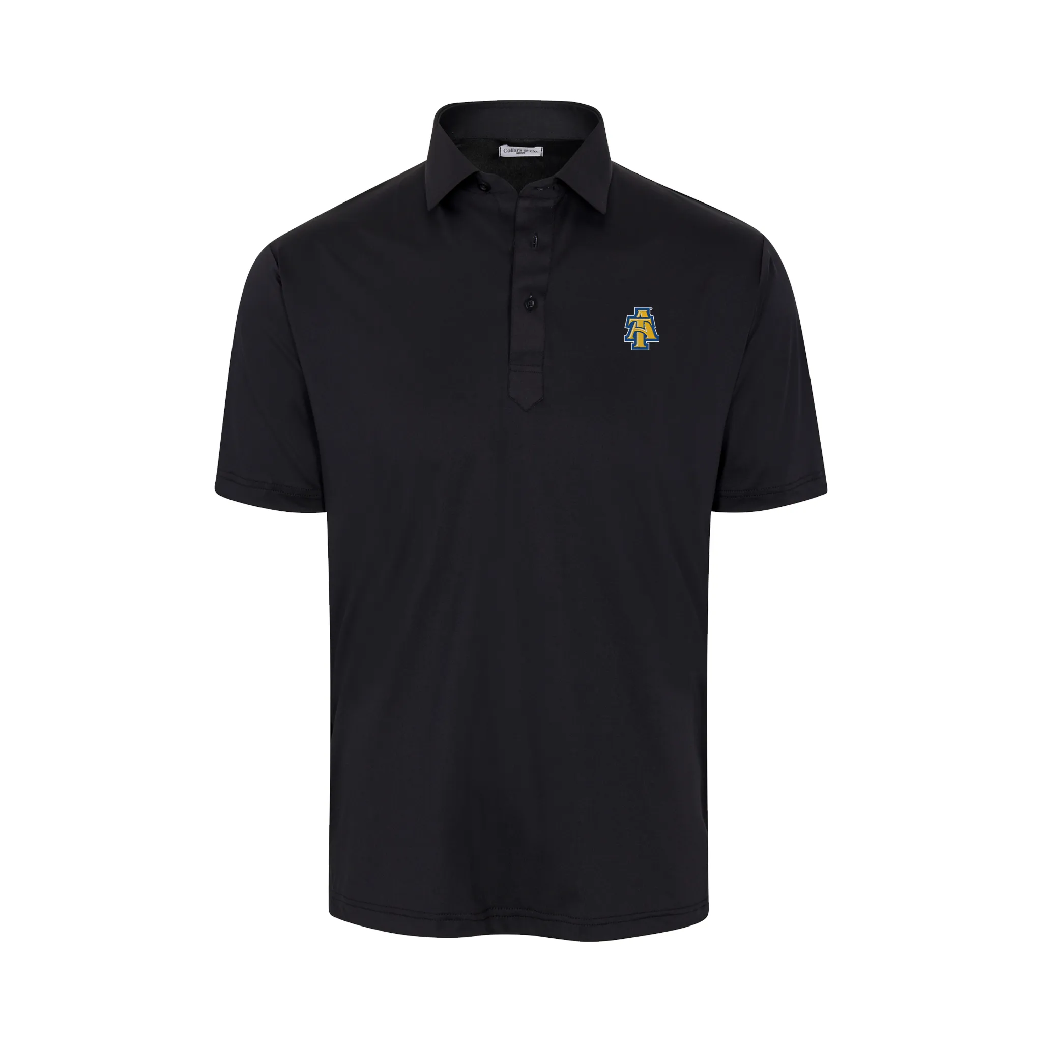North Carolina A&T Featherweight Flex Polo Black