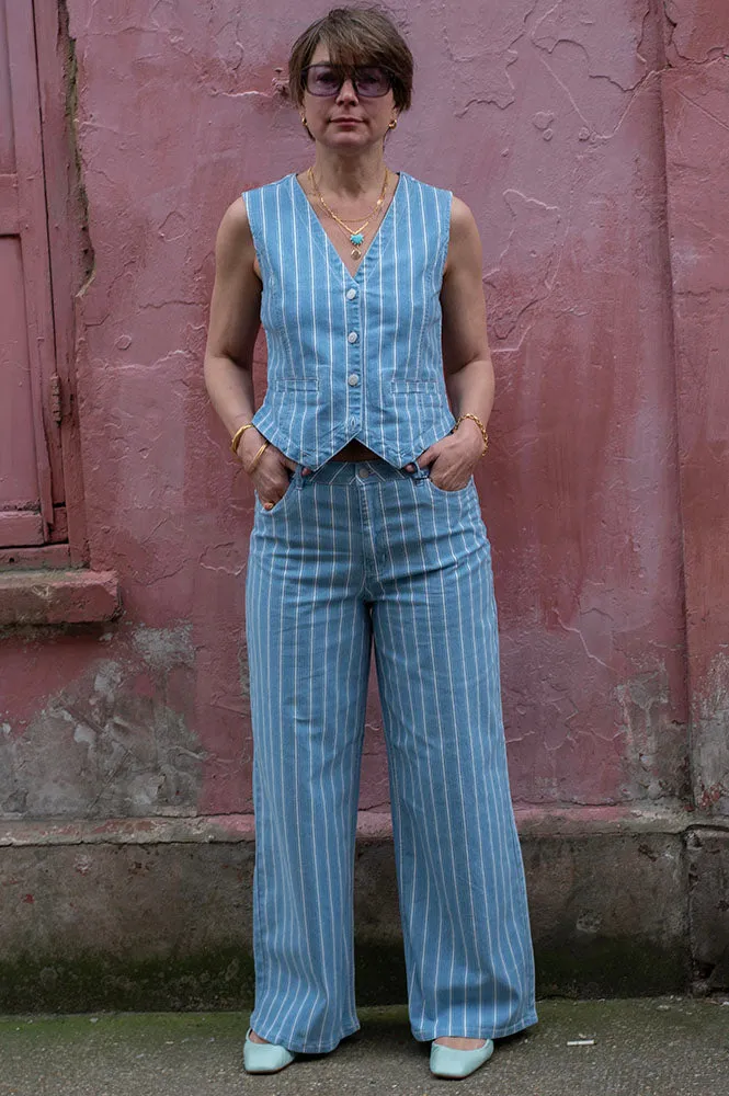 Object Mollie Striped Waistcoat