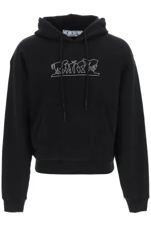 Off-White Graphic Print Hoodie