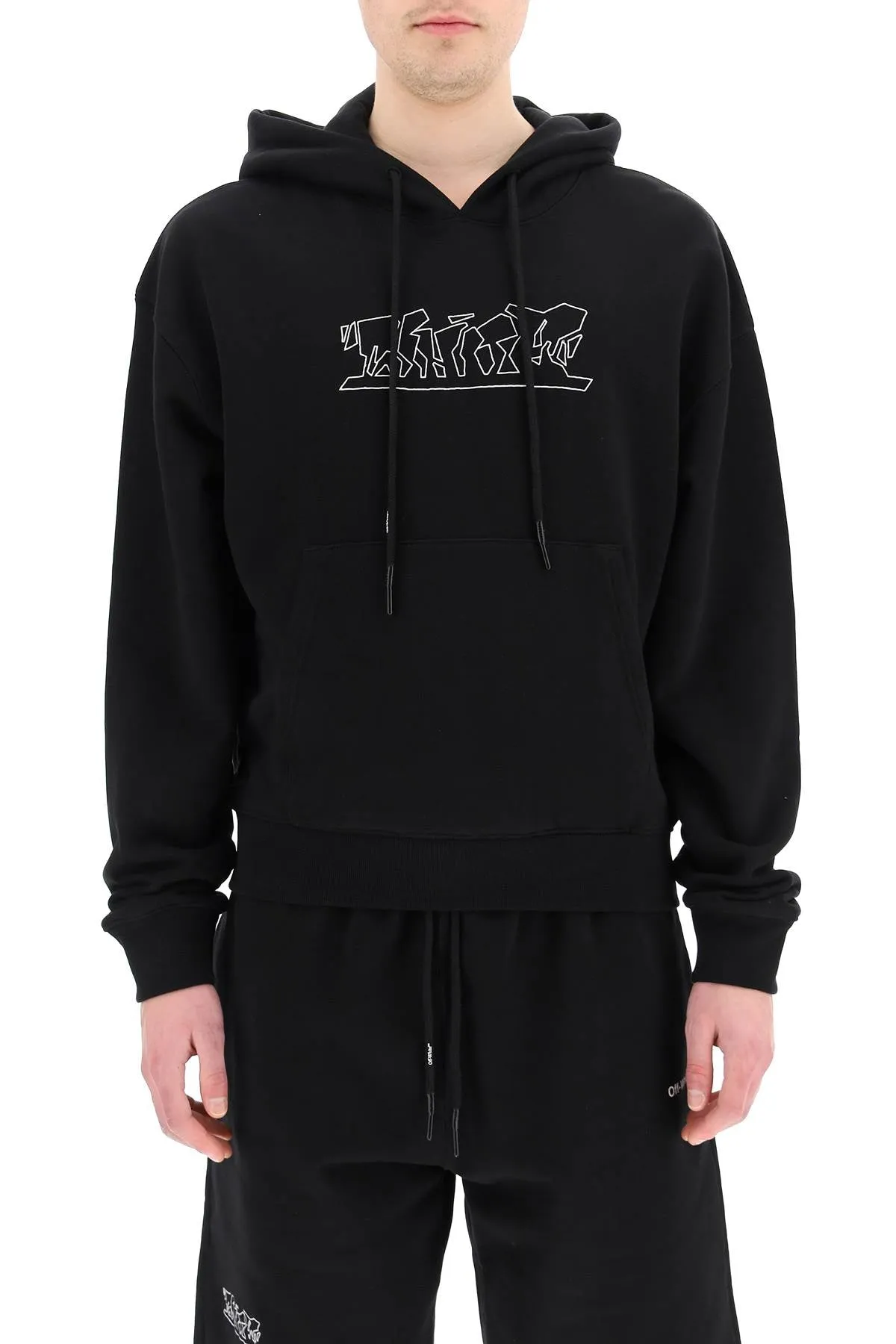 Off-White Graphic Print Hoodie