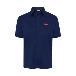 Ole Miss Featherweight Flex Polo Navy