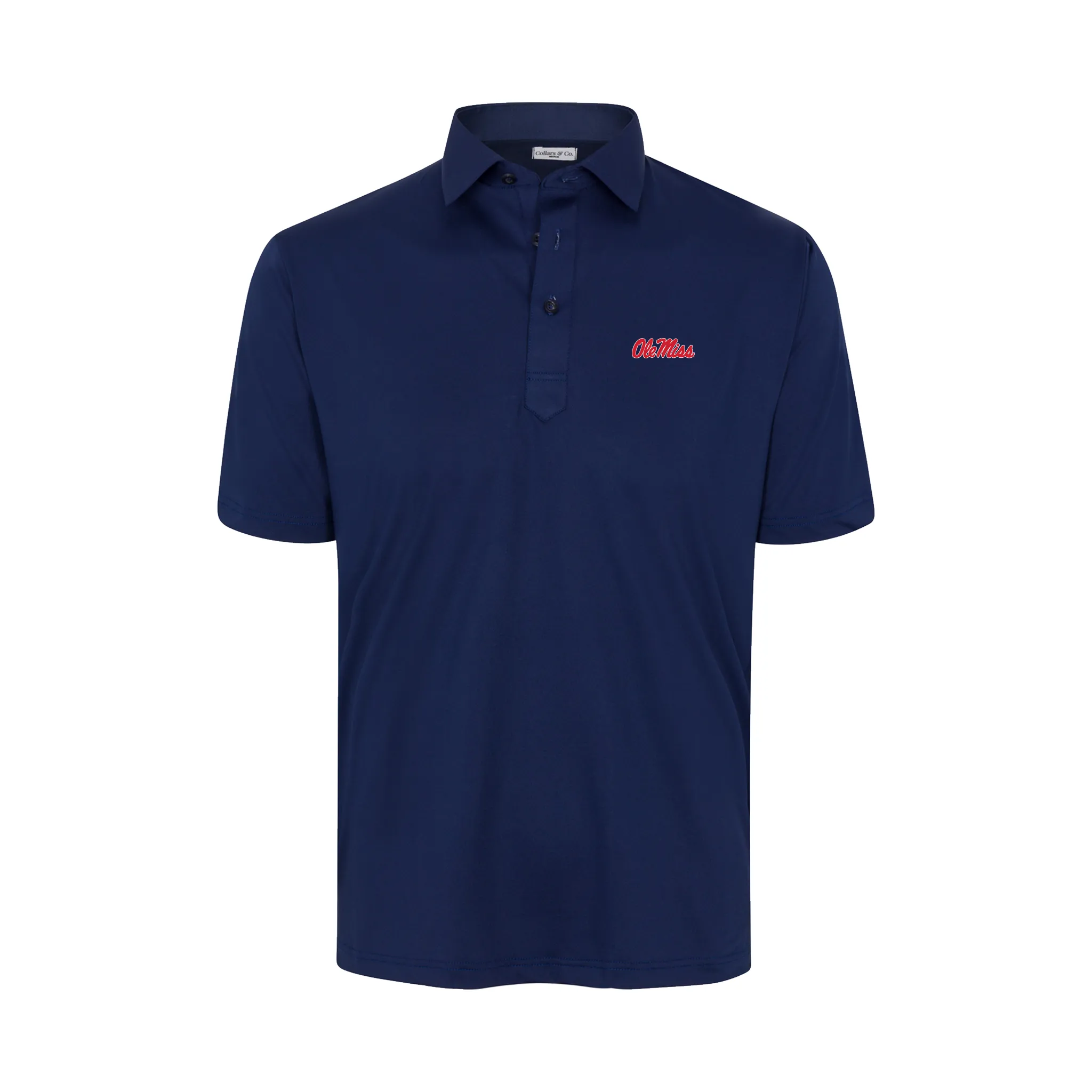 Ole Miss Featherweight Flex Polo Navy