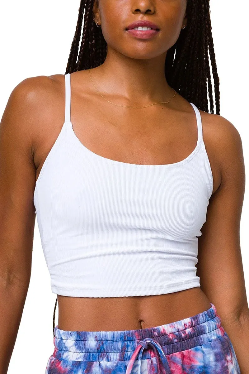 Onzie Flow Belle Cami Crop Top 3778 Ribbed