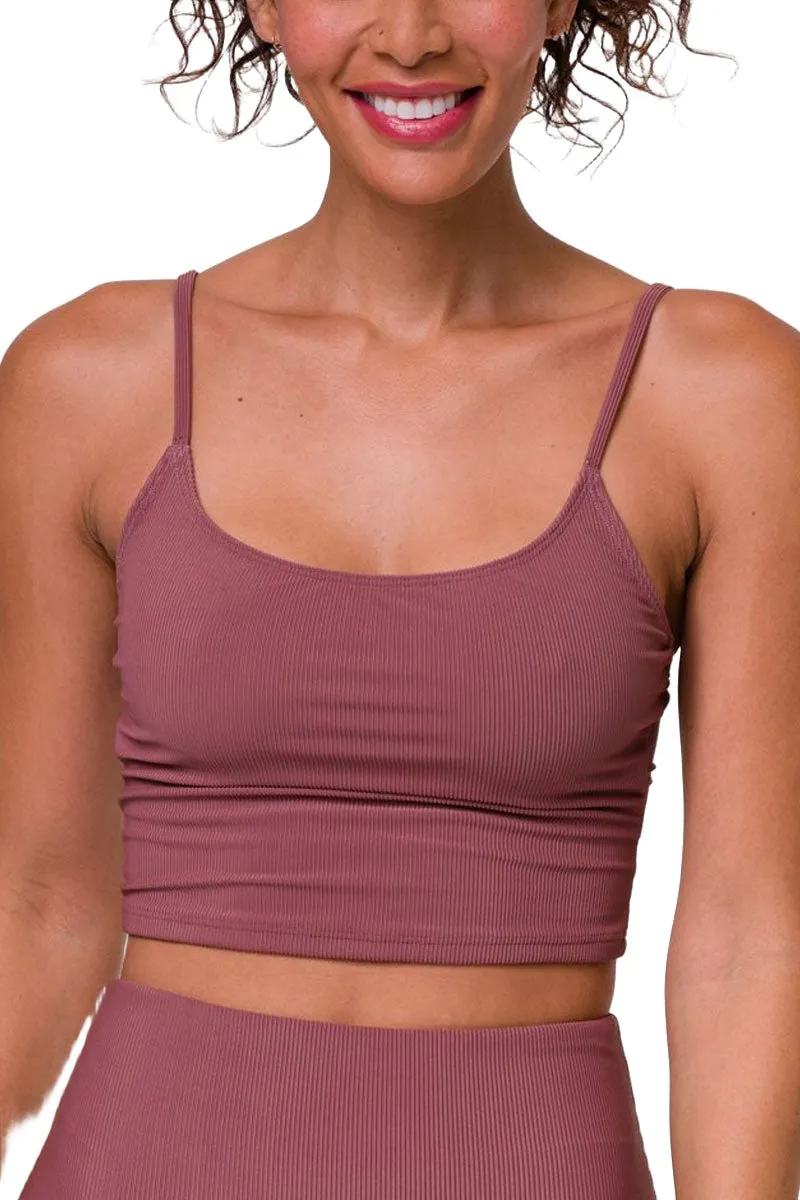 Onzie Flow Belle Cami Crop Top 3778 Ribbed