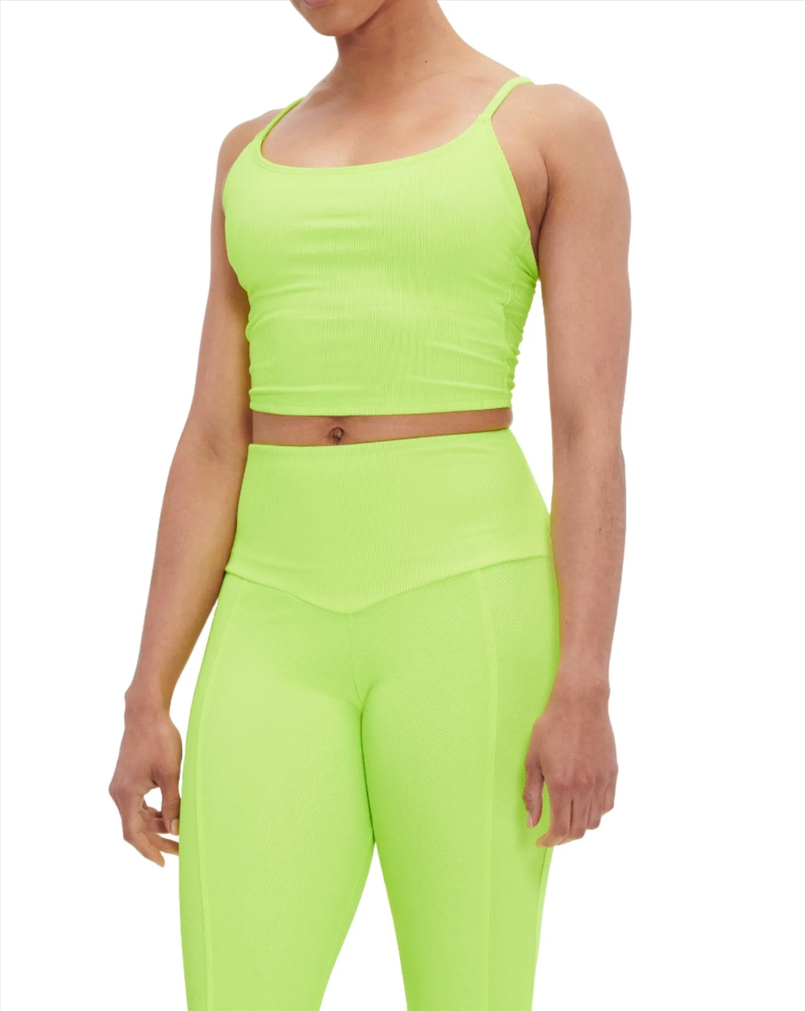 Onzie Flow Belle Cami Crop Top 3778 Ribbed