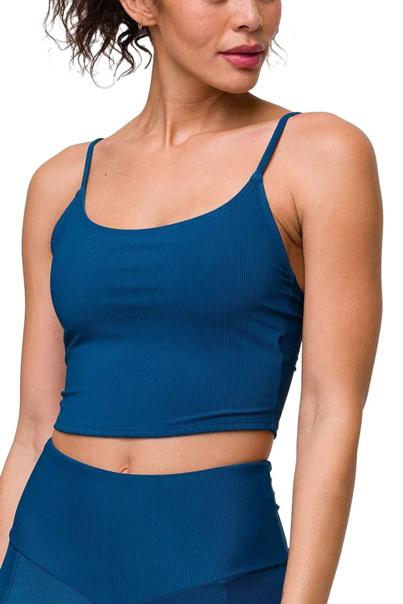 Onzie Flow Belle Cami Crop Top 3778 Ribbed