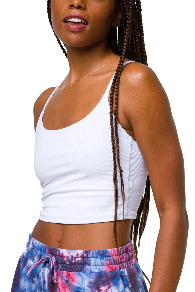 Onzie Flow Belle Cami Crop Top 3778 Ribbed
